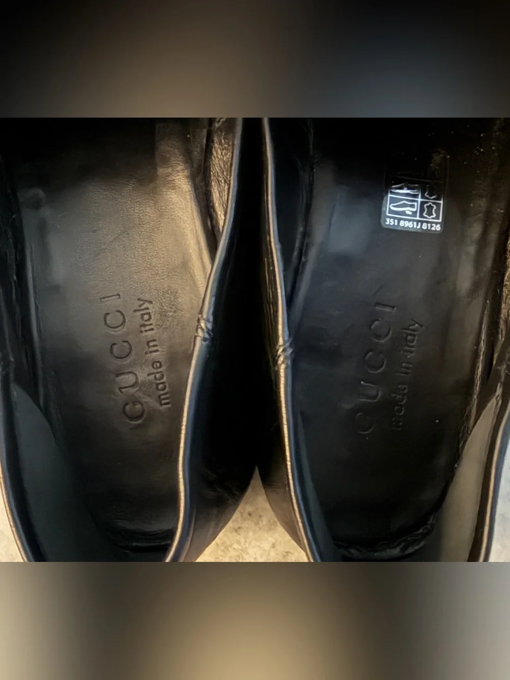 GUCCI BRIXTON Black Leather Horsebit Loafers US 8.5 Gucci 8 Jordaan $1100